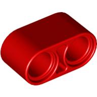 Lego rameno 1x2, červená (4185664)